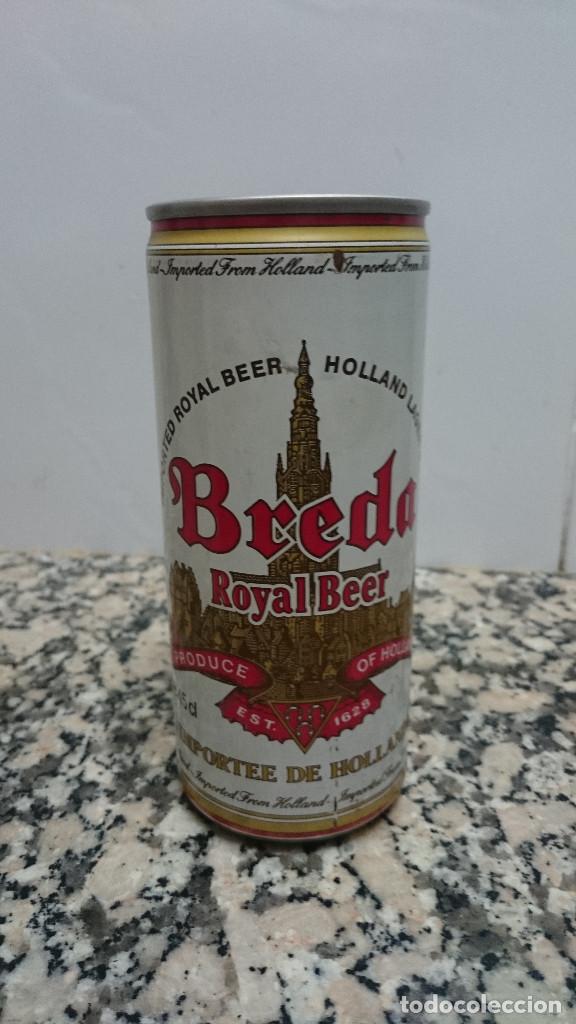 Colecionismo de cervejas: ANTIGUA LATA CERVEZA BREDA ROYAL BEER