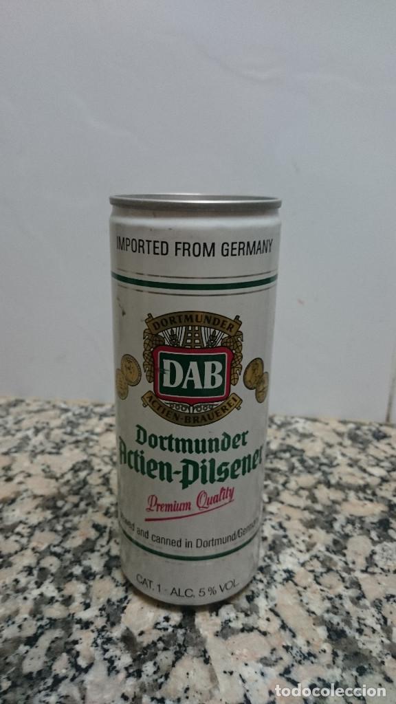 Colecionismo de cervejas: ANTIGUA LATA CERVEZA DAB DORTMUNDET ACTIEN - PILSENER