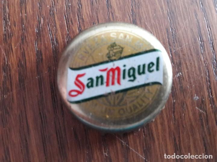 Coleccionismo de cervezas: chapa de cerveza San Miguel