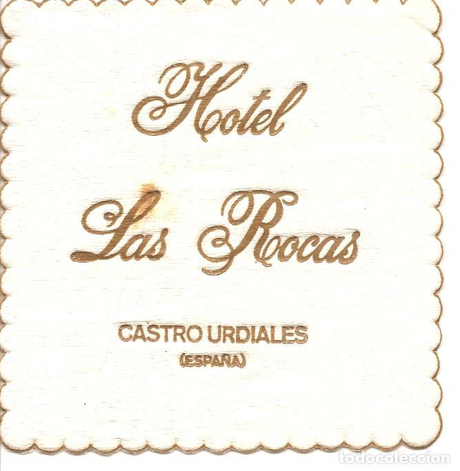 Coleccionismo de cervezas: POSAVASOS-COASTERS, HOTEL LAS ROCAS, CASTRO URDIALES, SANTANDER, PAPEL