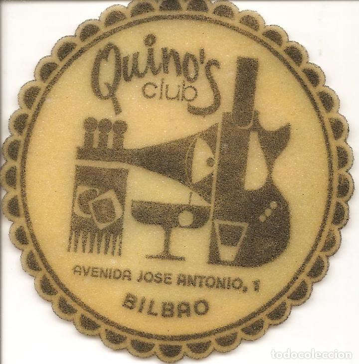 Coleccionismo de cervezas: POSAVASOS-COASTERS, QUINO&acute;S CLUB, BILBAO, ESPUMA-RARO