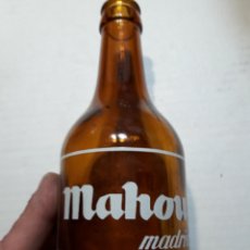 Coleccionismo de cervezas: BOTELLA ANTIGUA DE CERVEZA MAHOU 33CL. Lote 301188143