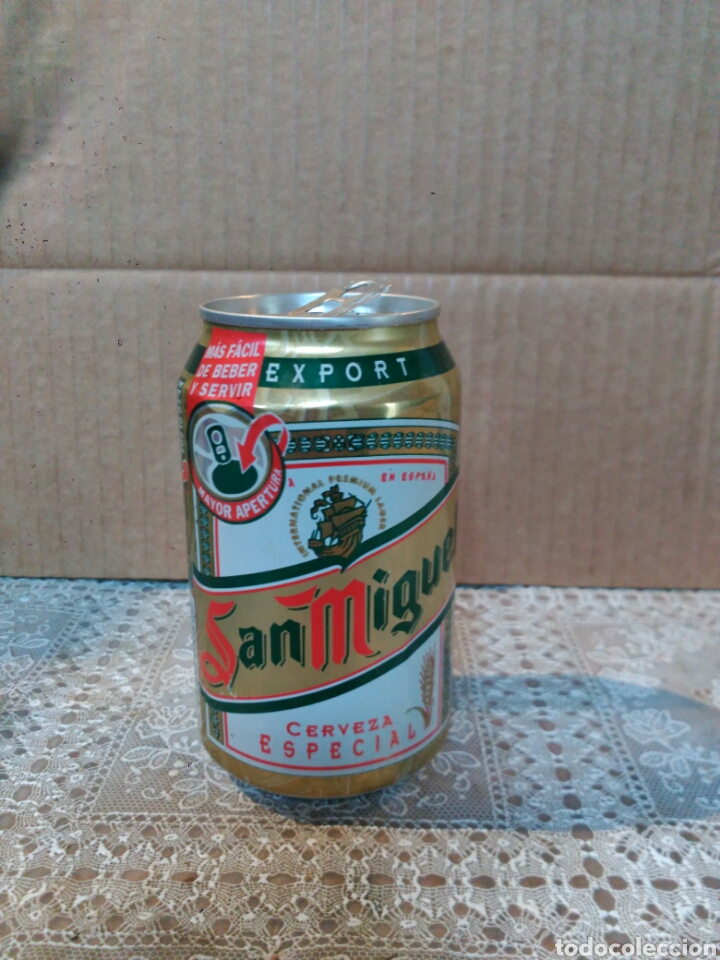 Coleccionismo de cervezas: Lata San Miguel 2001