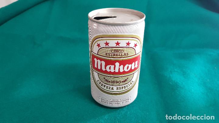 Coleccionismo de cervezas: LATA BOTE CERVEZA MAHOU 5 ESTRELLAS (33 CL.) ESPA&Ntilde;A (VACIA)