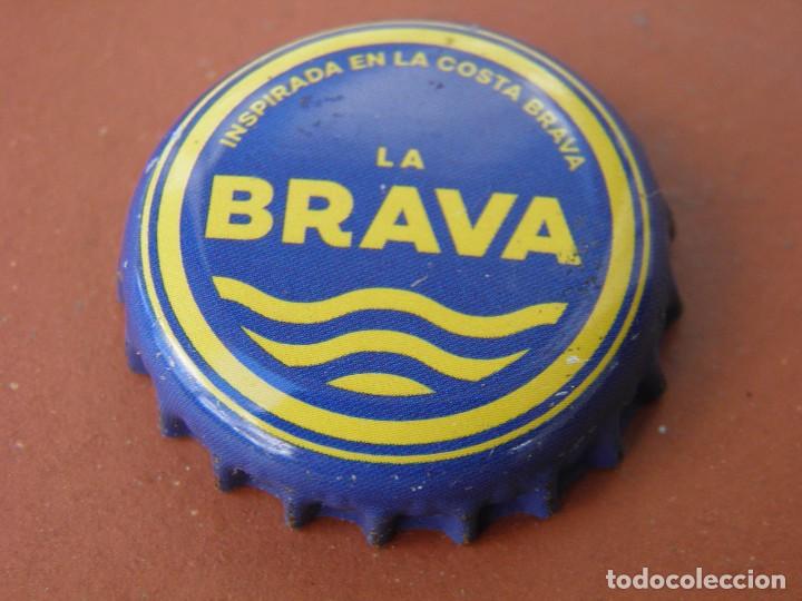 Coleccionismo de cervezas: TAP&Oacute;N CORONA BOTTLE CAP BEER TAPPI BIRRA CHAPA CERVEZA LA BRAVA. GIRONA.---LOTE N. 2765----CARMANJO