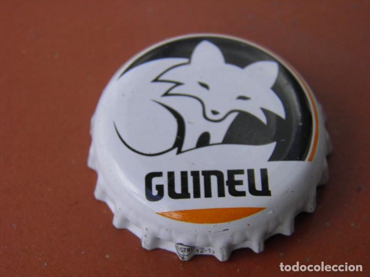 Collectable Beer: CHAPA CERVEZA CERVESA ARTESANA GUINEU (2). VALLS DE TORROELLA. BARCELONA.---LOTE N. 830---CARMANJO