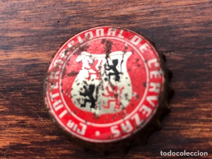 Collectionnisme de bi&egrave;res: Chapa de la f&aacute;brica de cervezas EUROPILS (Compa&ntilde;&iacute;a Internacional de cervezas)