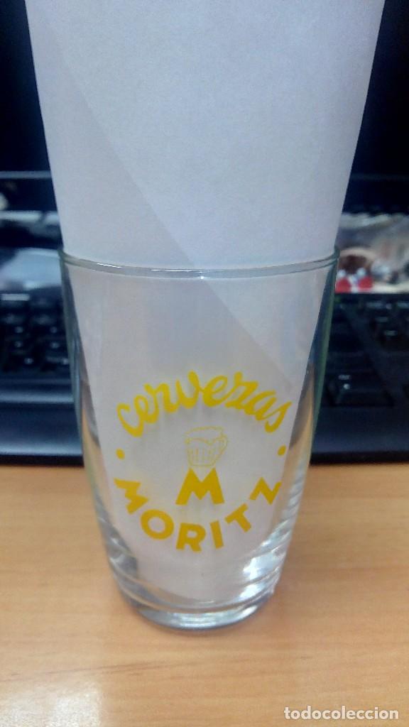 Coleccionismo de cervezas: Vaso de cerveza moritz - Foto 1