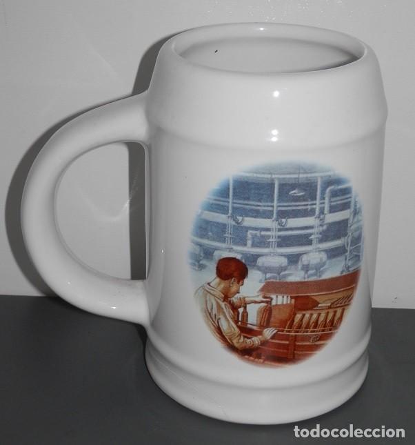 Coleccionismo de cervezas: JARRA CRUZCAMPO HECHA PARA LA CERVECERIA CRUZ BLANCA