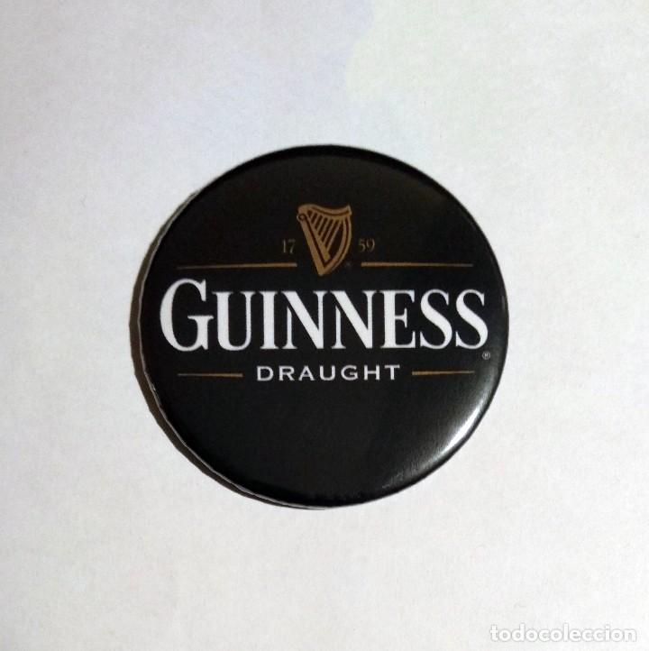 Coleccionismo de cervezas: GUINNESS - IM&Aacute;N NEVERA 59MM