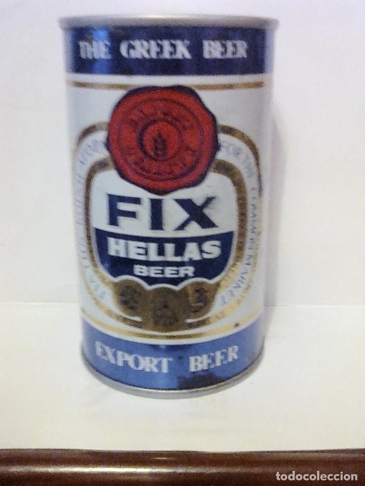 Colecionismo de cervejas: Lata cerveza fix hellas grecia