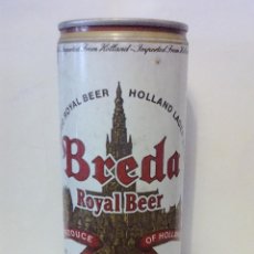 Coleccionismo de cervezas: LATA CERVEZA BREDA ROYAL BEER HOLANDA. Lote 118700087
