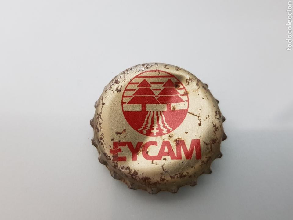 Coleccionismo de cervezas: ANTIGUA CHAPA CORONA EYCAM AGUA EMB. Y COMERCIALIZACION AGUAS DEL MEDITERRANEO