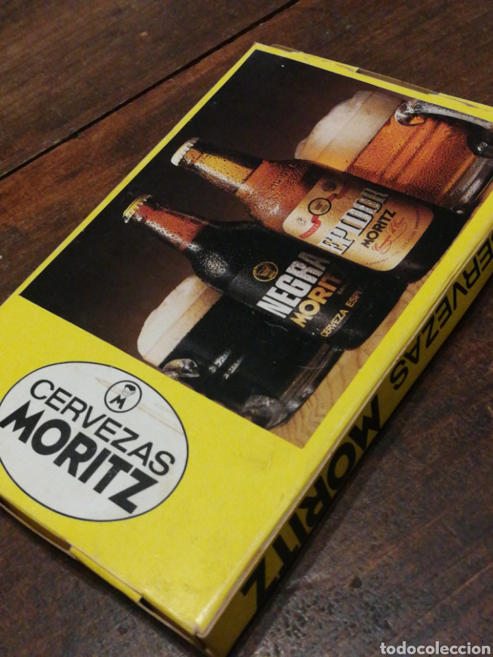 Coleccionismo de cervezas: ANTIGUO PUZZLE CERVEZAS MORITZ- MORITZ PREV&Eacute; EL FUTURO, 165X110mm. (35 piezas).