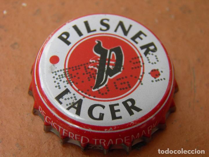 Coleccionismo de cervezas: BOTTLE CAP TAP&Oacute;N CORONA CHAPA CAPSULE CERVEZA PILSNER LAGER. (3) KENYA.---LOTE N. 2157-----CARMANJO