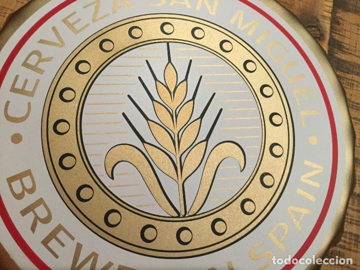 Coleccionismo de cervezas: SAN MIGUEL - CHAPA CORONA GIGANTE- CERVEZA LLEIDA