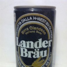 Coleccionismo de cervezas: LATA CERVEZA LANDER BRAU HOLANDA. Lote 124262962