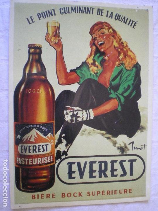 Coleccionismo de cervezas: TARJETA POSTAL CERVEZA EVEREST. SIN USO.