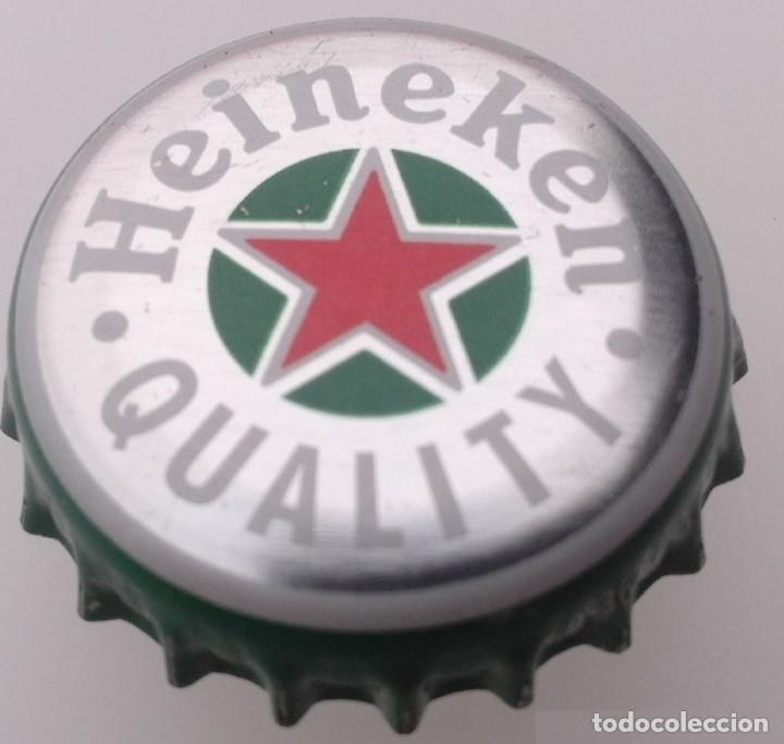 Coleccionismo de cervezas: Chapa  Cerveza HEINEKEN Quality
