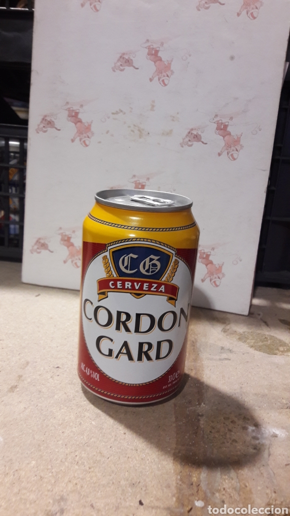 Coleccionismo de cervezas: Bote de Cerveza cord&oacute;n gard llena - Foto 1
