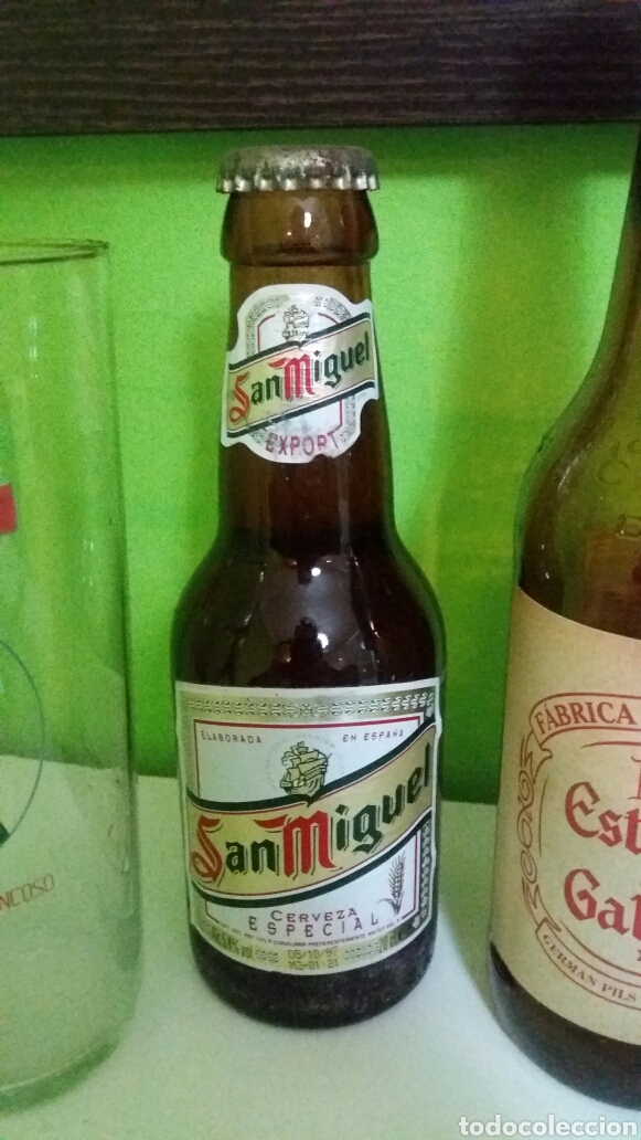 Coleccionismo de cervezas: Botella cerveza san miguel a&ntilde;o 97