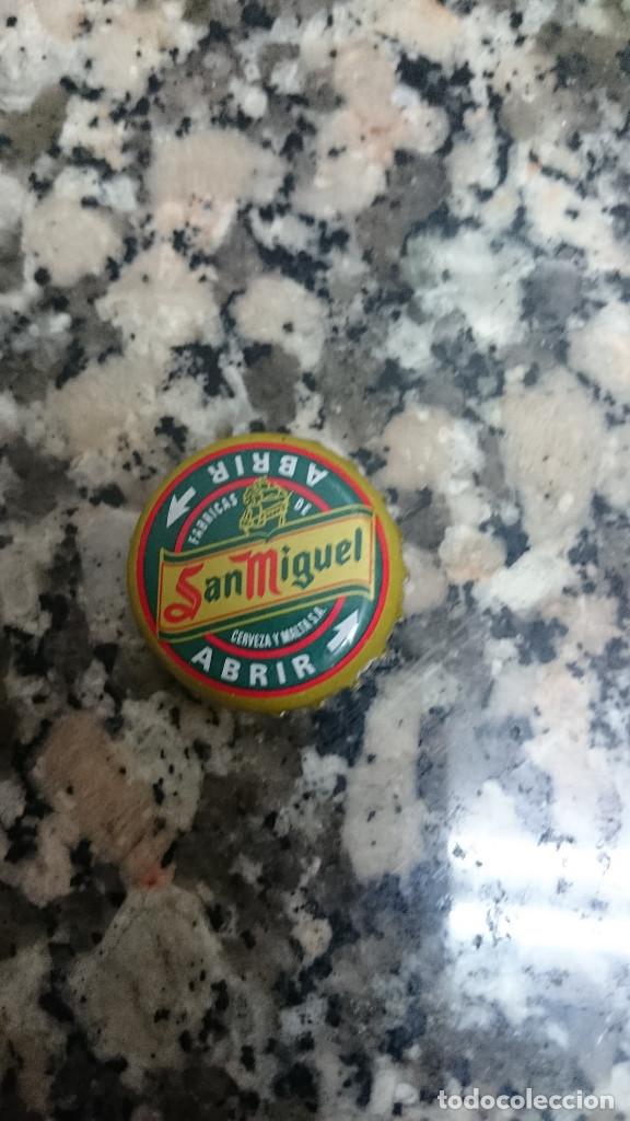 Coleccionismo de cervezas: CHAPA CORONA CERVEZA SAN MIGUEL ABRIR