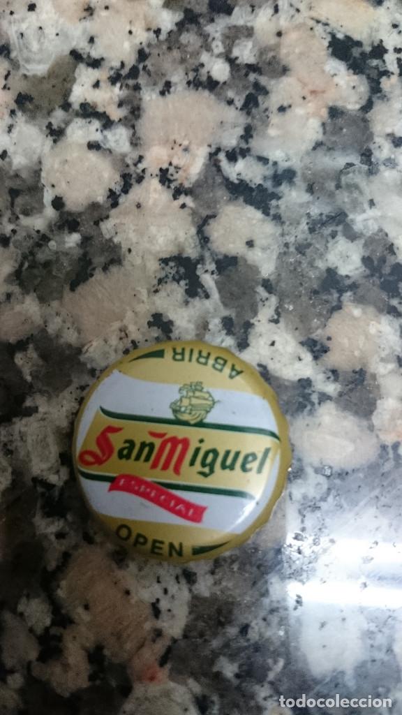 Coleccionismo de cervezas: CHAPA CORONA CERVEZA SAN MIGUEL ABRIR
