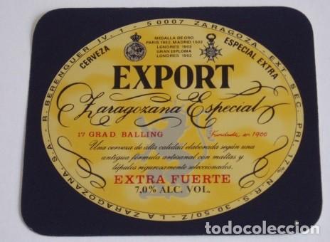 Coleccionismo de cervezas: ETIQUETA CERVEZA AMBAR ESPECIAL EXPORT