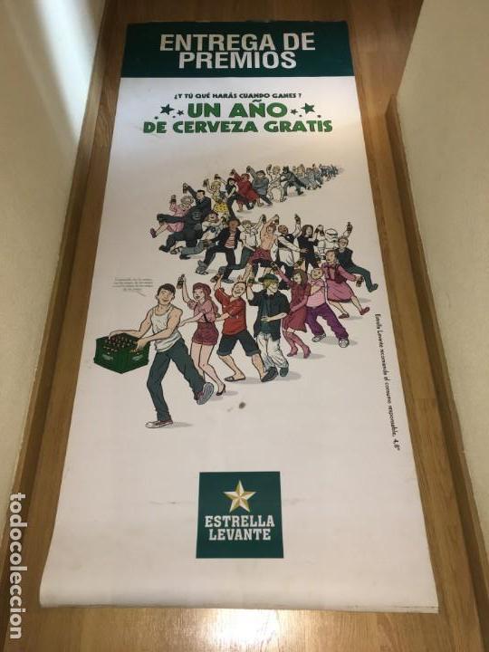 Coleccionismo de cervezas: CARTEL ESTRELLA DE LEVANTE - Foto 1