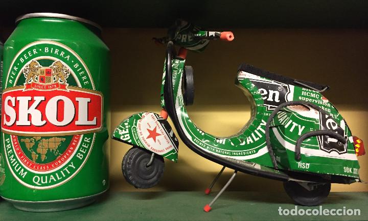 Coleccionismo de cervezas: VESPA HEINEKEN VIETNAM