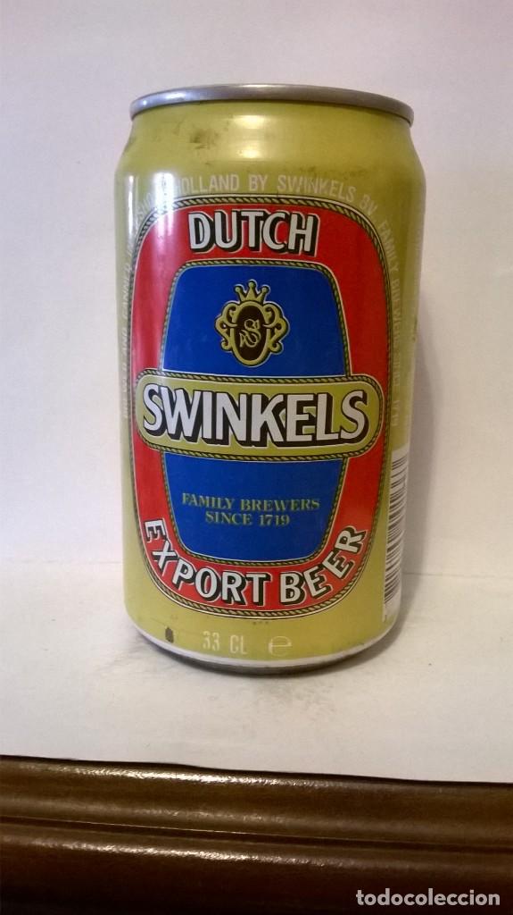 Collezionismo di birre: Lata cerveza swinkels holanda