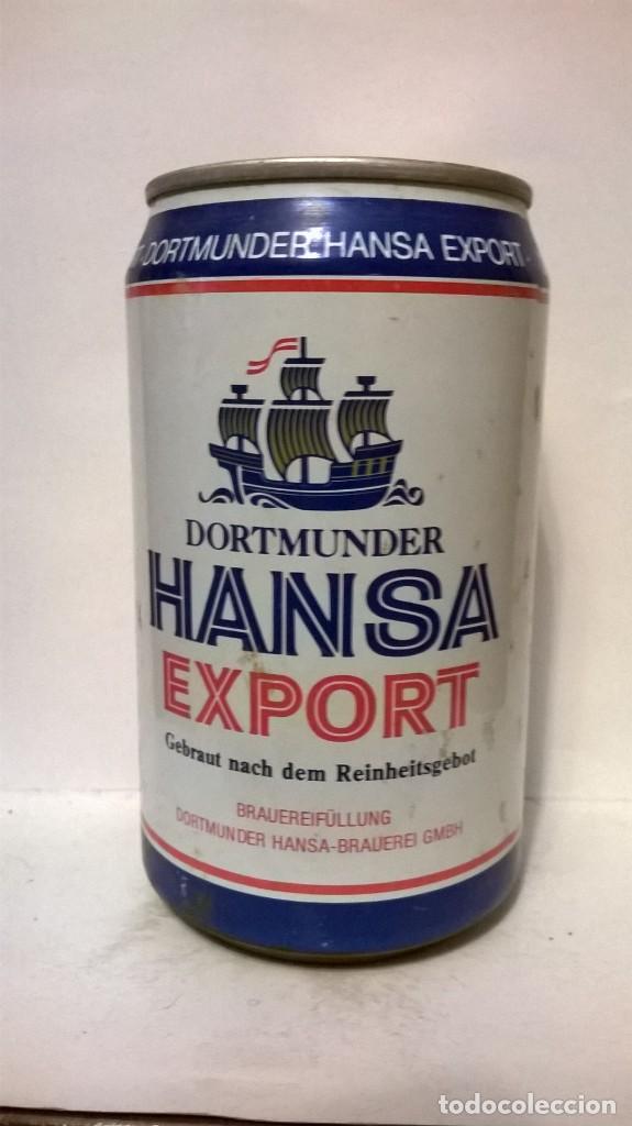 Collezionismo di birre: Lata cerveza hansa export Alemania