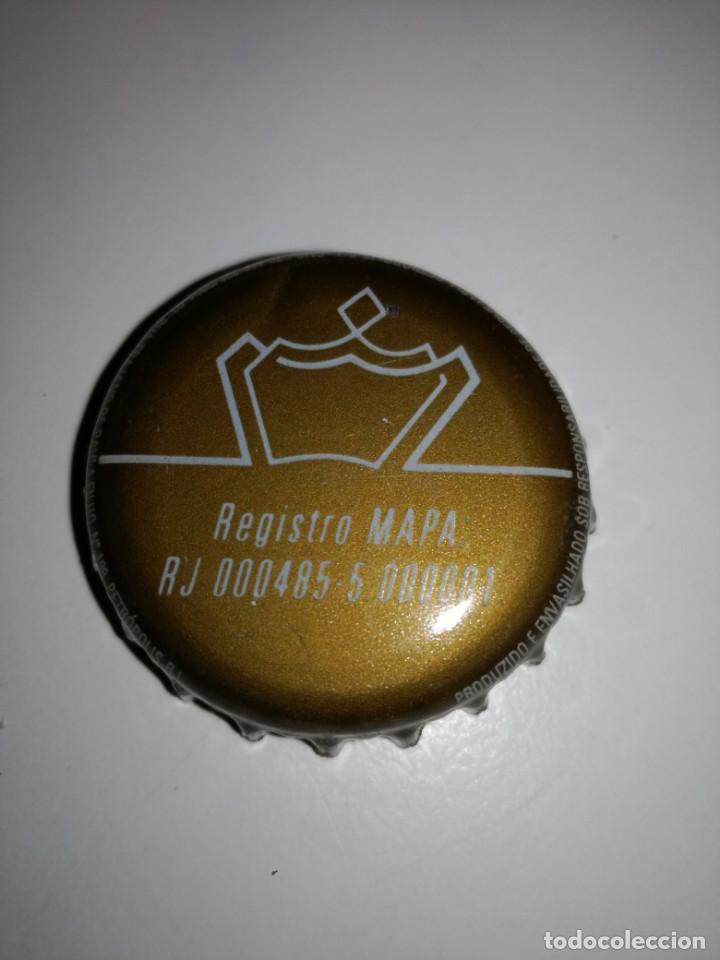 Coleccionismo de cervezas: RARA CHAPA TAPON CORONA DE CERVEZA ITAIPAVA CORONA GRANDE LETRAS AL LADO BRASIL
