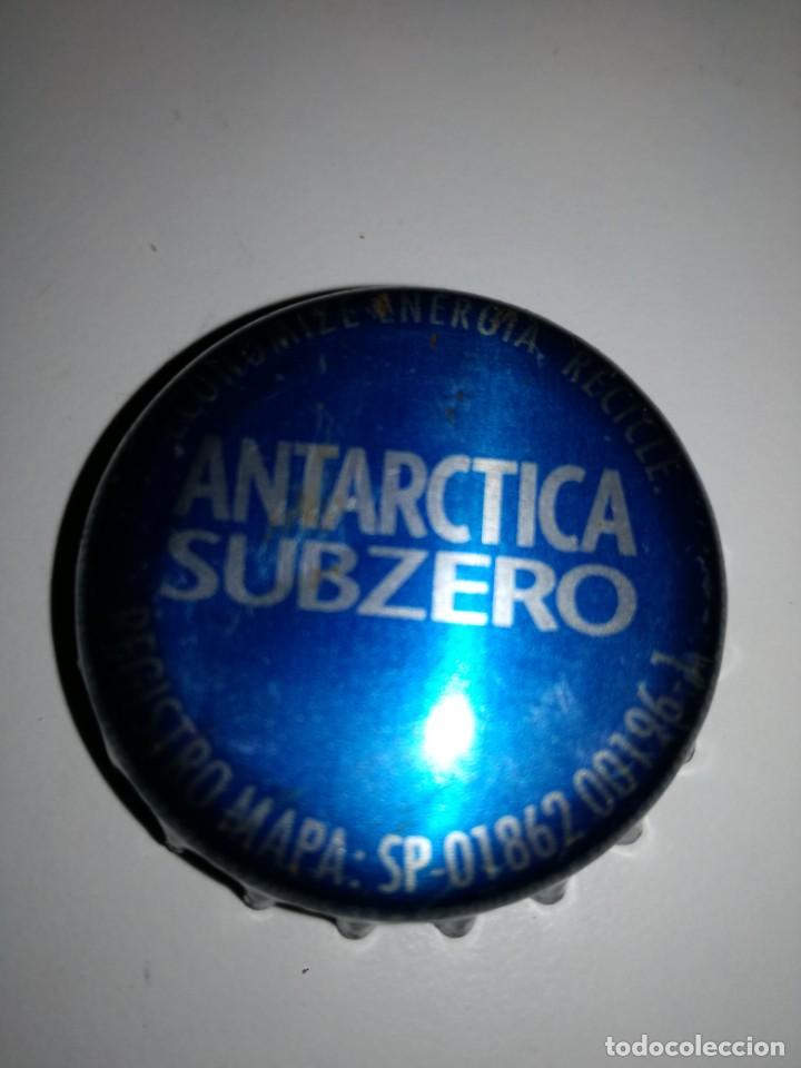 Coleccionismo de cervezas: TAPON CORONA CHAPA DE CERVEZA ANTARTICA SUBZERO DE BRASIL