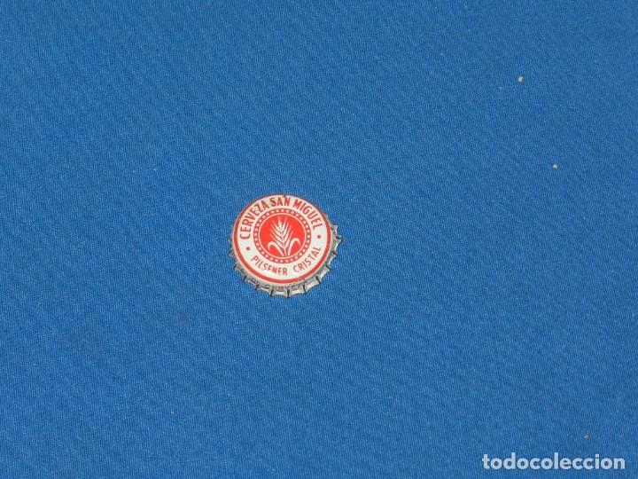 Coleccionismo de cervezas: (65) TAPON CHAPA CORONA - CERVEZAS SAN MIGUEL PILSENER CRISTAL , SE&Ntilde;ALES DE USO