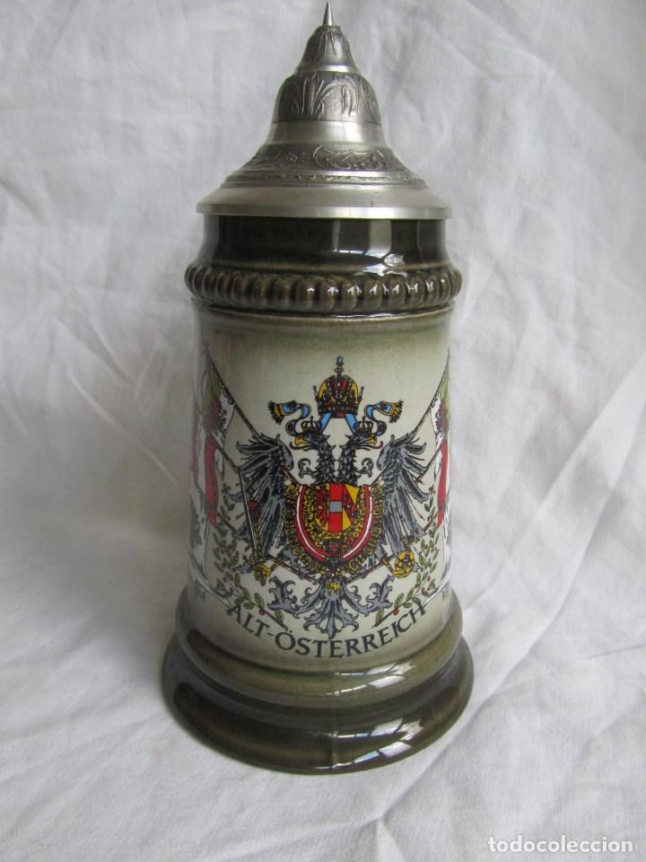 Coleccionismo de cervezas: Jarra de cerveza austriaca Austria - Foto 6
