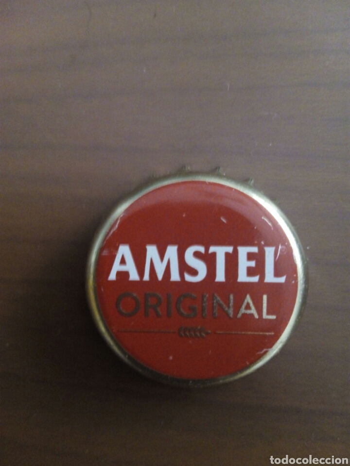 Coleccionismo de cervezas: CHAPA CERVEZA AMSTEL - Foto 1
