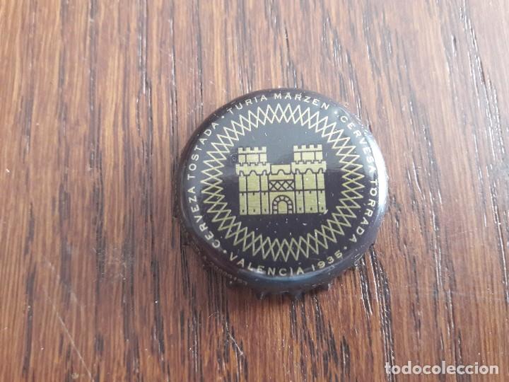 Coleccionismo de cervezas: chapa de cerveza de Valencia, Turia.