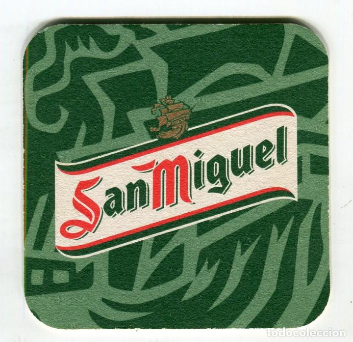 Coleccionismo de cervezas: POSAVASOS SAN MIGUEL CARTON DURO SIN USO
