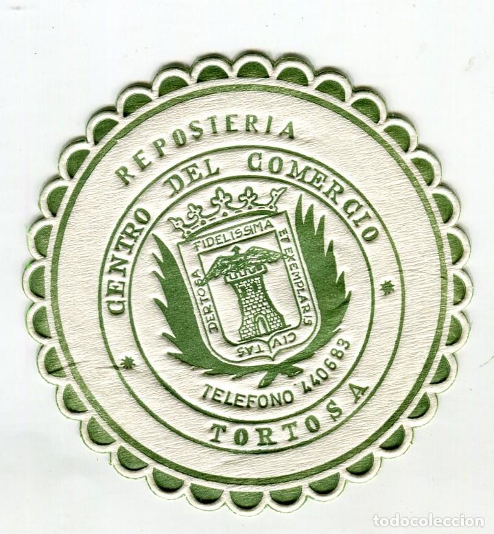 Coleccionismo de cervezas: POSAVASOS TORTOSA CENTRO DEL COMERCIO - Foto 1