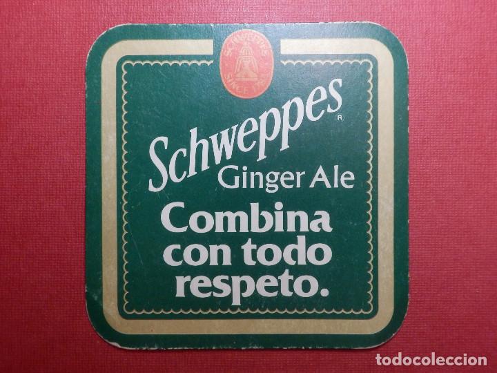 Coleccionismo de cervezas: Posavasos - Schweppes - Ginger Ale - Foto 1