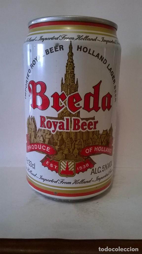 Coleccionismo de cervezas: Lata cerveza breda Holanda - Foto 2