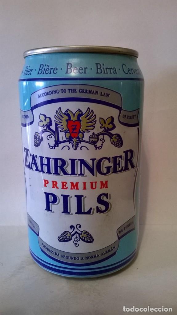 Collezionismo di birre: Lata cerveza zahringer Alemania