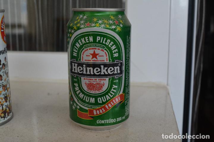 Coleccionismo de cervezas: LATA DE CERVEZA DE LA MARCA HEINEKEN (BRASIL).BOAS FESTAS