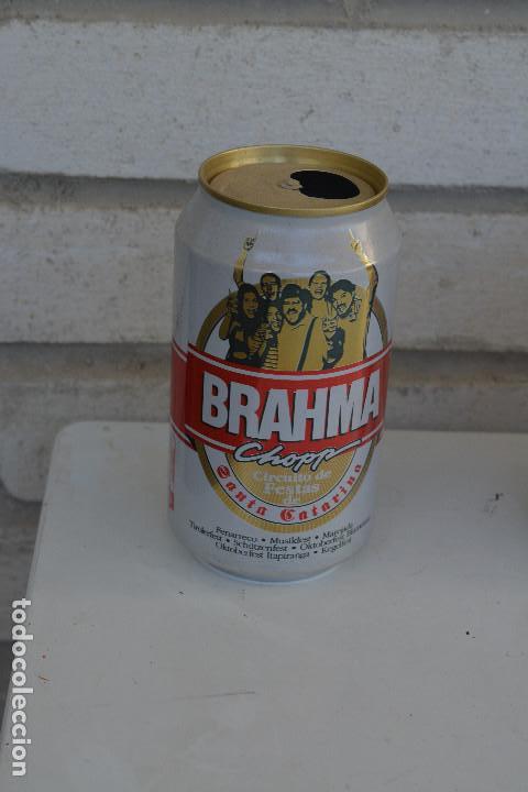 Coleccionismo de cervezas: LATA DE CERVEZA DE LA MARCA BRAHMA CIRCUITO DE FESTAS SANTA CATARINA