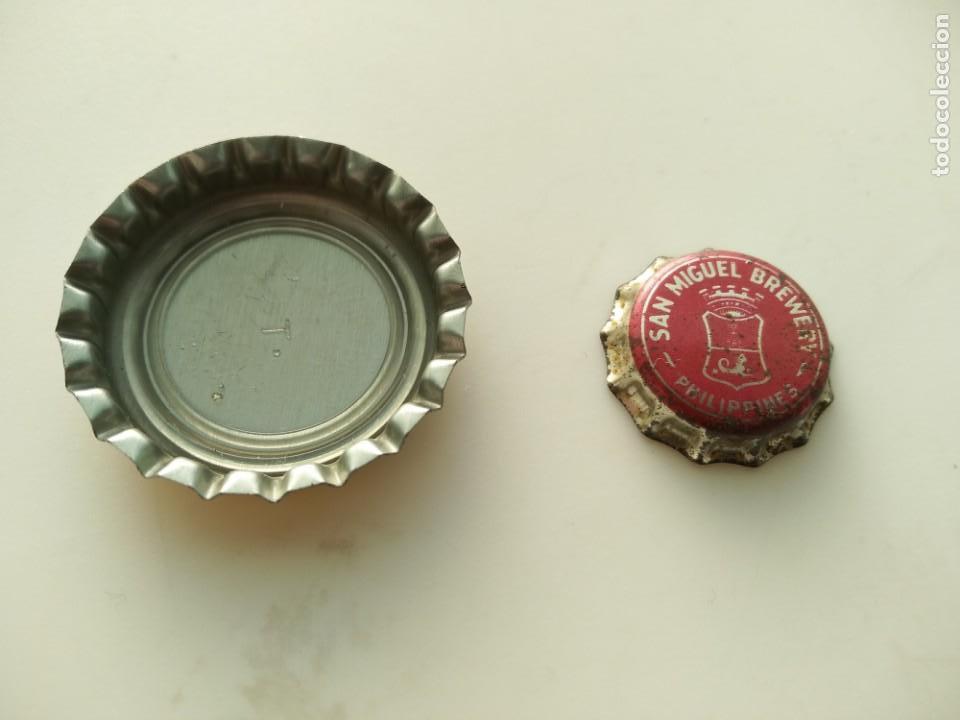 Coleccionismo de cervezas: Tap&oacute;n corona chapa San Miguel