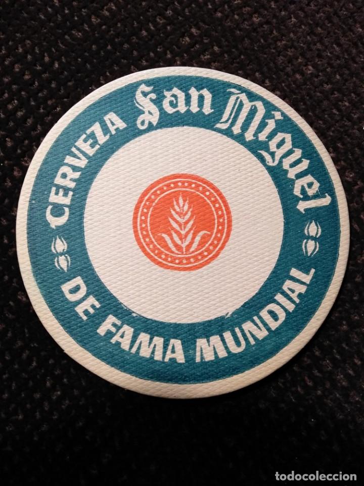 Coleccionismo de cervezas: Posavasos de cerveza San Miguel