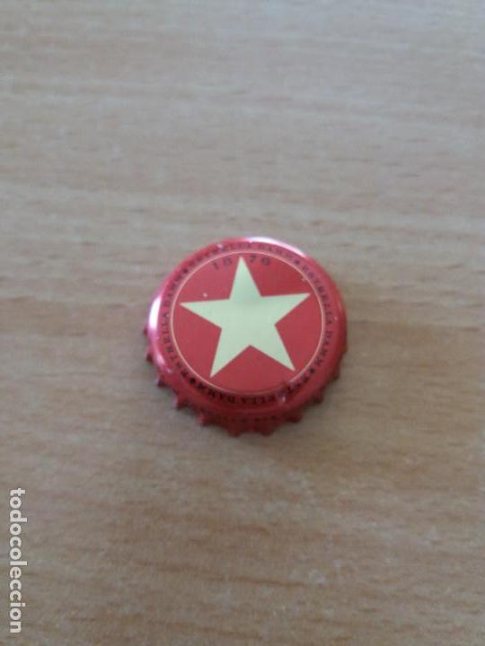 Coleccionismo de cervezas: CHAPA CERVEZA ESTRELLA DAMM - Foto 1