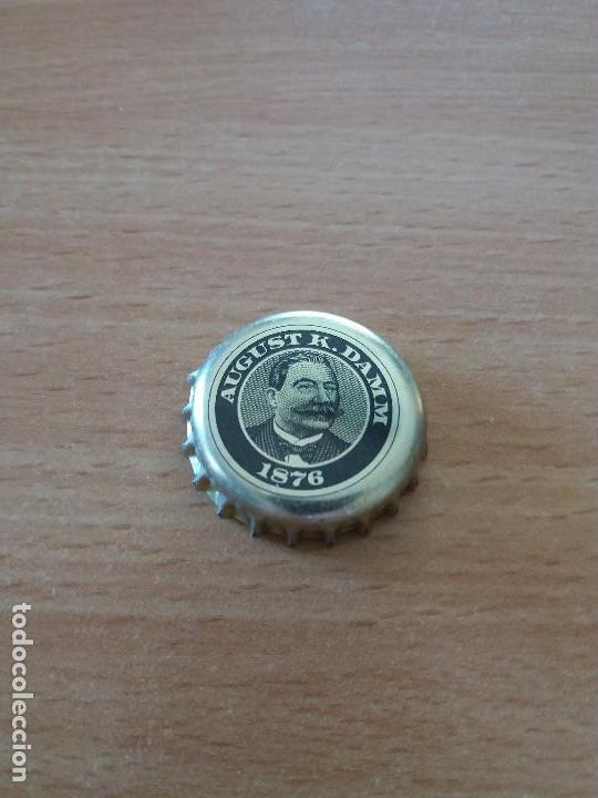 Coleccionismo de cervezas: CHAPA CERVEZA AUGUST K. DAMM - Foto 1