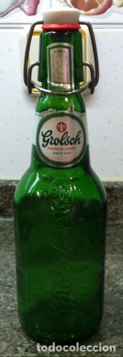 Collectionnisme de bi&egrave;res: ESTUPENDA BOTELLA GROLSCH PREMIUM LAGER CERVEZA 450ML